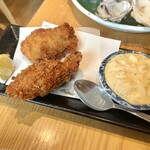牡蠣と和食。Ikkoku - カキフライ