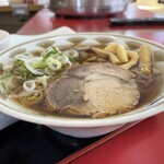ラーメン もっけだの - 『朝食セット(ハーフ中華そばあっさり)＋刻みチャーシュー』の中華そば