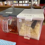 ラーメン もっけだの - 卓上アイテム