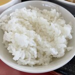 ラーメン もっけだの - 『朝食セット(ハーフ中華そばあっさり)＋刻みチャーシュー』のライス