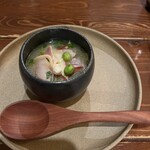 ラ・ボッテガイア - ハマグリと金目鯛