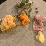 Wine 厨房 tamaya-ohyama - 前菜盛り合わせ