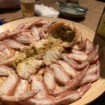 花まんまじゃが - 清水の舞台から飛び降りて毛蟹を食べました。毛蟹です！毛蟹！