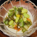 Kakoiya - 枝豆、オクラの和え物