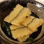出羽鮨 - 子持ち昆布。