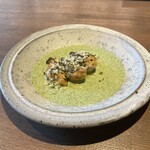 ワインとスパイス小料理 Dal Mellow - 牡蠣の青菜モイリー