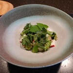 Ukiyo - 春野菜のサラダとパンプキンシード