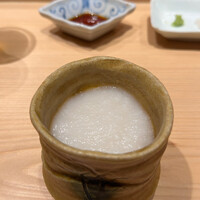 鮨処 やまと - 新玉ねぎの茶碗蒸し