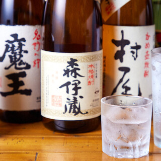 芋焼酎は3Mを完備！神泡のプレミアムモルツをご堪能あれ