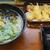 香川家 - 料理写真:かけうどん、いか天、ちくわ天、おにぎり(*‘ω‘ *)