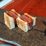 銀座 山科 - 和牛フィレカツサンド