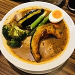 東京らっきょブラザーズ - 季節野菜チキンスープカレーlevel4