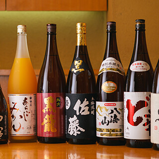 日本酒は全5種類！海鮮を引き立てる美味しい一杯をどうぞ