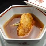 Koubai Honrou - 焼きフカヒレと揚げ茄子の酸辣あんかけ