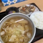 おかだうどん - きしめん定食　¥700(税込)