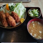 Tonkatsu Kitaki - カキフライ定食 1,430円 ♪