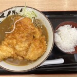 Tachisoba Dokoro Mori - 鶏から揚げカレー南蛮そばセット