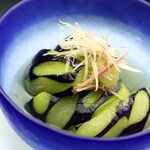 [Minazuki June / This month's seasonal items] From Kyoto and Nara / Deep-fried Kamo eggplant and Japanese ginger