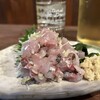 Taisyuu Sakaba Take Uchi - 鯵たたきがうまい！400円　刺身もあるけどたたきがお気に入りです◎粗めの切り方と薬味の塩梅がいいわー