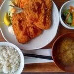 やちよ道の駅食堂 - あじフライ定食　1,380円