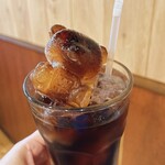 高原育ちのカフェレストラン 九重珈琲 - アイスコーヒー、珈琲で作ったクマの氷かわいい！