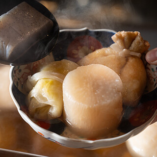 1軒目でも2軒目でも◎変わり種も揃うおでんや日替わりメニュー