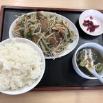 満亭 - 料理写真:ニラレバセット
