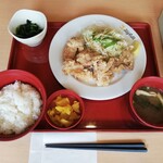 ジョイフル - 料理写真:ジョイフル塩唐揚げ定食 625円
