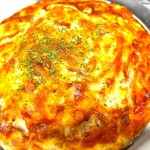 Potato meat sauce and cheese bake