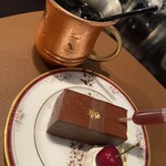 バー リーファー - チョコレートテリーヌ¥500＆アイスコーヒー¥400