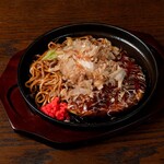 <Weekdays only> Okonomi & Yakisoba (stir-fried noodles) Half