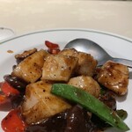 中国飯店 - 貝柱と椎茸炒め
