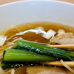 中華そば 深緑 - 青物もしゃきしゃき