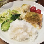 キッチン ブルー グローブ - みたびワンプレート