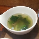 キッチン ブルー グローブ - 最後のスープ