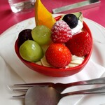 モナムール清風堂本店 - プリンアラモード