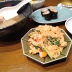 Okinawakozawaryouriitoshinochampuru - 塩トマトとお麩の海老味噌チャンプルー