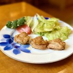 ぽん多本家 - 蛤バタヤキは絶妙な火入れで、外はカリッと、中はとってもジューシー