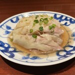 陳麻婆豆腐 - 蒸し鶏の葱生姜ソース