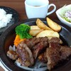 グリル&ワインBonSante - 中落カルビの鉄板焼き 1100円