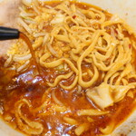 ラーメン二郎 - 赤酢投入～♪