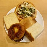 ブーランジェリ･エ･カフェ　オブジェ - ねぎとベーコンのパン♡はちみつレモンのパン♡ルネッサンス♡牛乳食パン♡