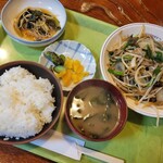Teishi Yokuya - ◆「レバニラ炒め定食」