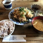 中町食堂 - 鶏の竜田揚げ定食