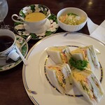 ナナコーヒーショップ - 料理写真:ミックスサンドセット