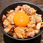 中華蕎麦 柳 - 肉めし 350円