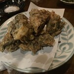 アヤパニ - 島もずく天ぷら（人数分に切ってくれてた）