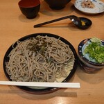 力餅 - ざるそば大盛り
