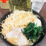 川崎家 - ネギらーめん㊥(1100円)+サービス券2枚で味玉※通常100円