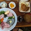 平塚漁港の食堂